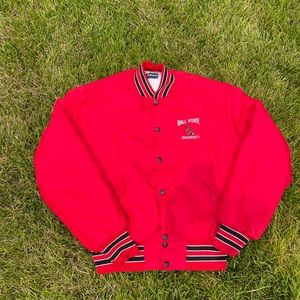 VINTAGE rare ball state bomber jacket (small mark on right hip)